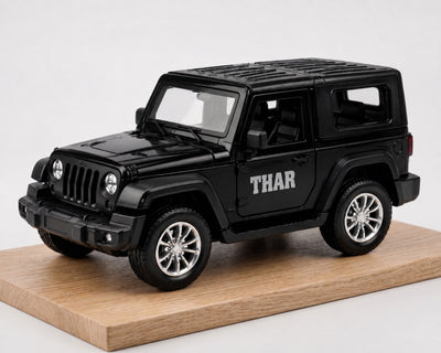 Mini Thar Style Die Cast Metal Pull Back Toy Car with Openable Doors